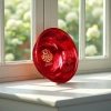 The red circular wedding gift plate is a festive Chinese-style wedding tableware and an excellent gift Application Scenario